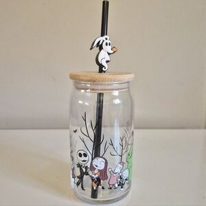 Nightmare Before Christmas Glass Tumbler